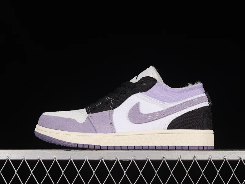 All Categories Air Jordan Jordan Series Basketball Shoes Air Jordan 1 Low Z Edition Air Jordan 1 Low AJ1 Joe 1 Mi White Purple Retro Culture Leisure Sports Shoes DZ4135-002